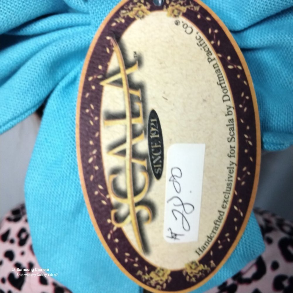 Handcrafted Exclusively For Scala by Dorfman Pacific Co. Blue Visors New W/Tags